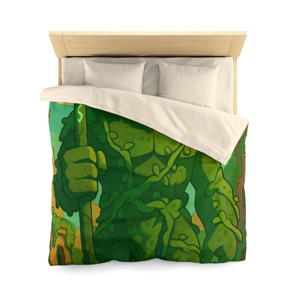 Housse de Couette Microfibre Design Artistique Moderne Décoration Chambre Confort Premium