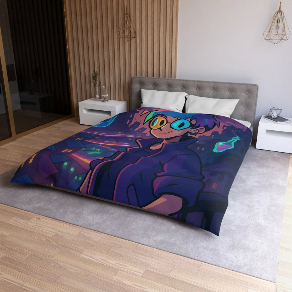 Housse de Couette Microfibre Création Artistique Moderne Design Exclusif Décoration Chambre