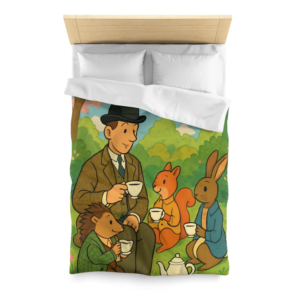 Housse de Couette Microfibre Design Artistique Moderne Décoration Chambre Confort Premium