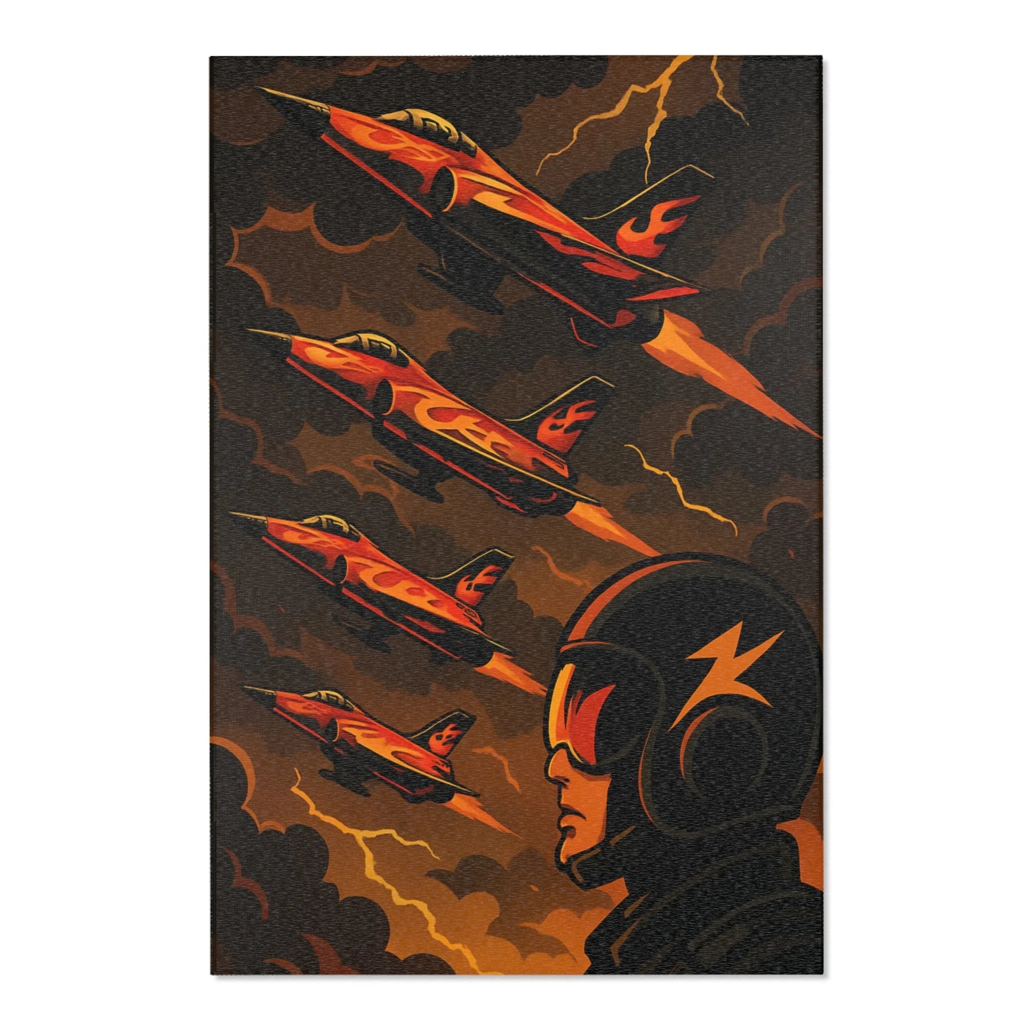 Tapis Area Rug Motif Créatif Original Décoration Maison Chambre Salon Élégant Moderne