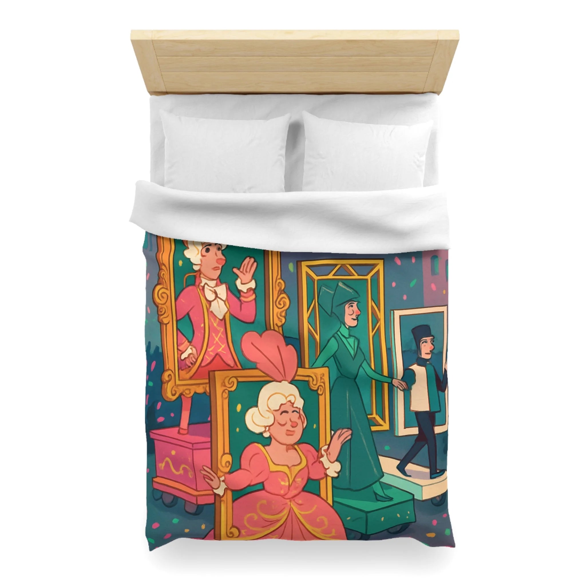 Rêveries Festives : Motifs Baroques Animés pour Embellir Votre Chambre à Coucher