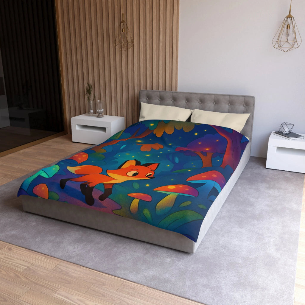 Housse de Couette Microfibre Design Artistique Moderne Décoration Chambre Confort Premium