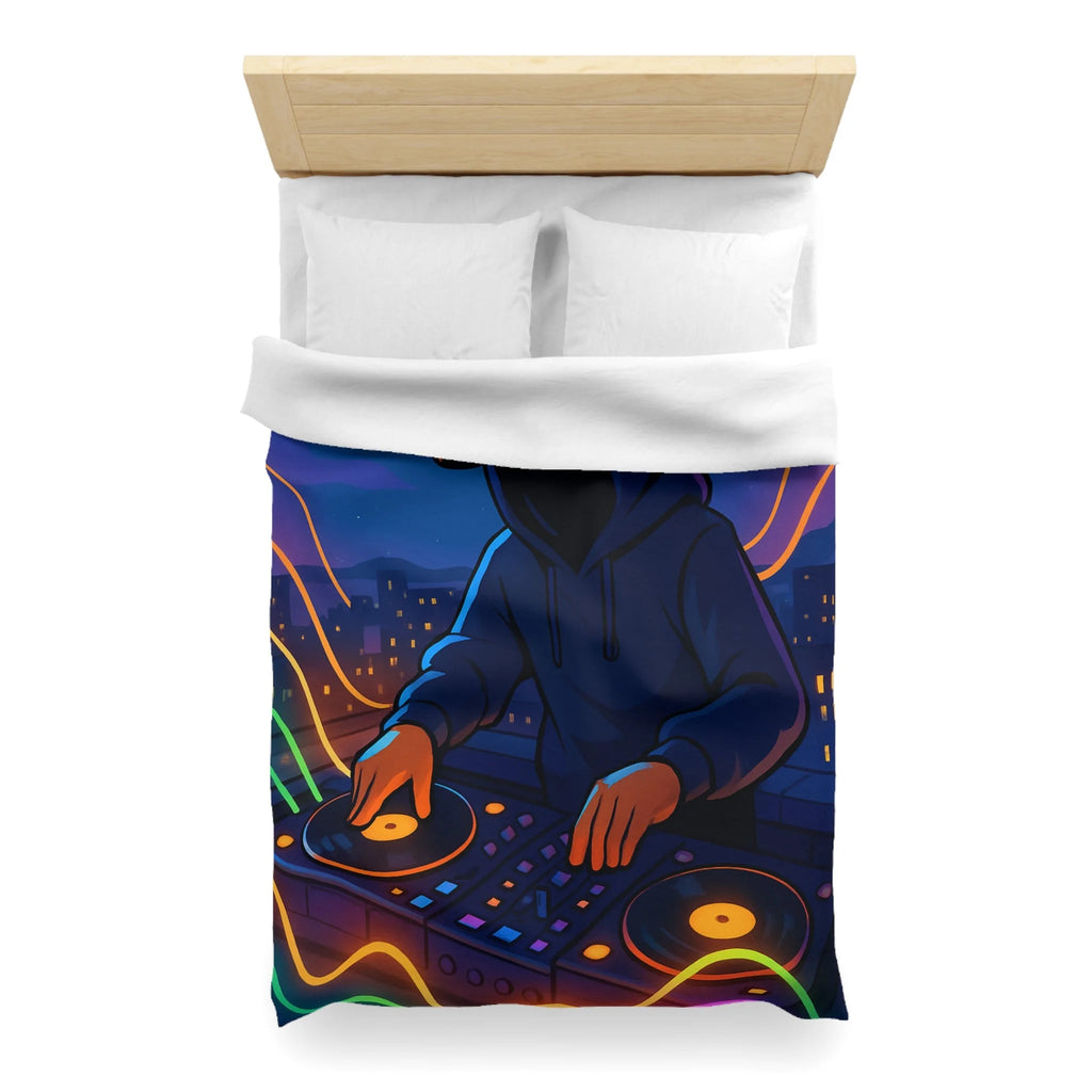 Housse de Couette Microfibre Design Artistique Moderne Décoration Chambre Confort Premium