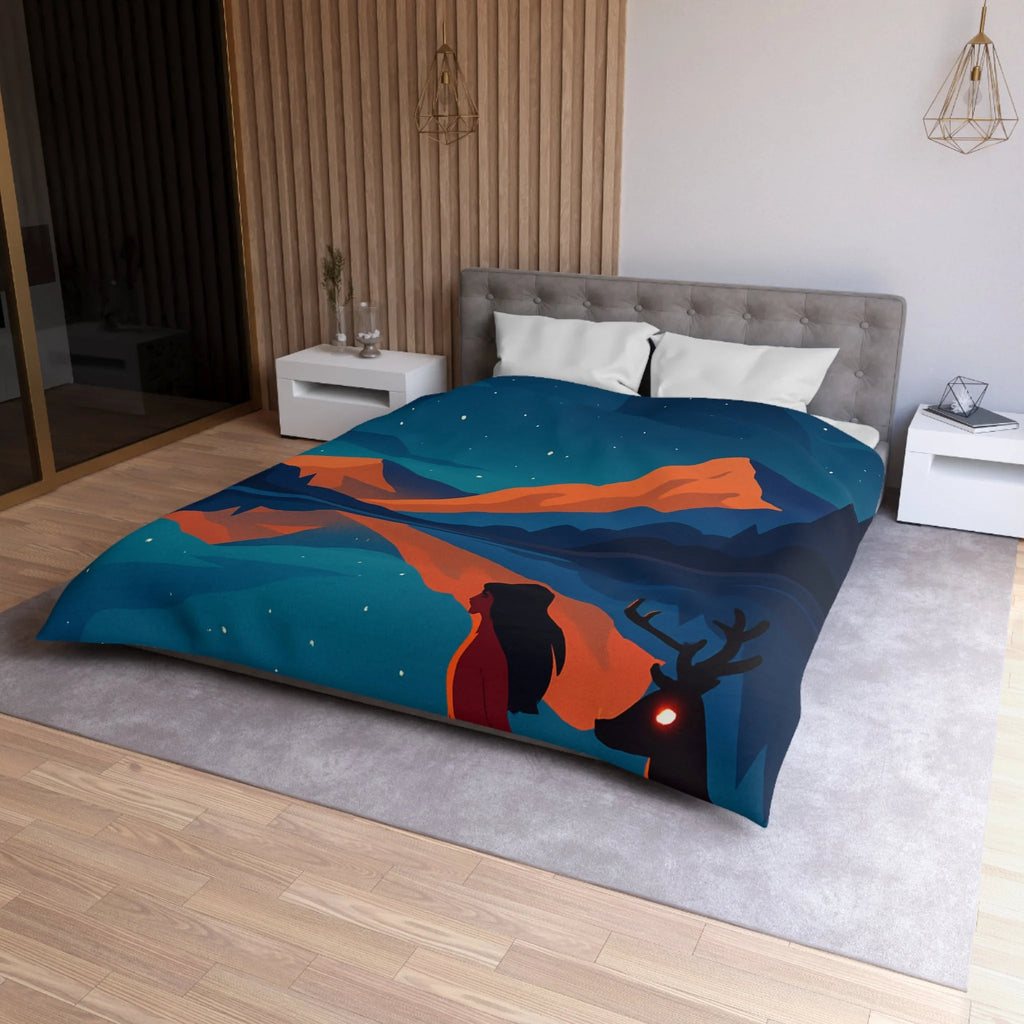 Housse de Couette Microfibre Création Artistique Moderne Design Exclusif Décoration Chambre
