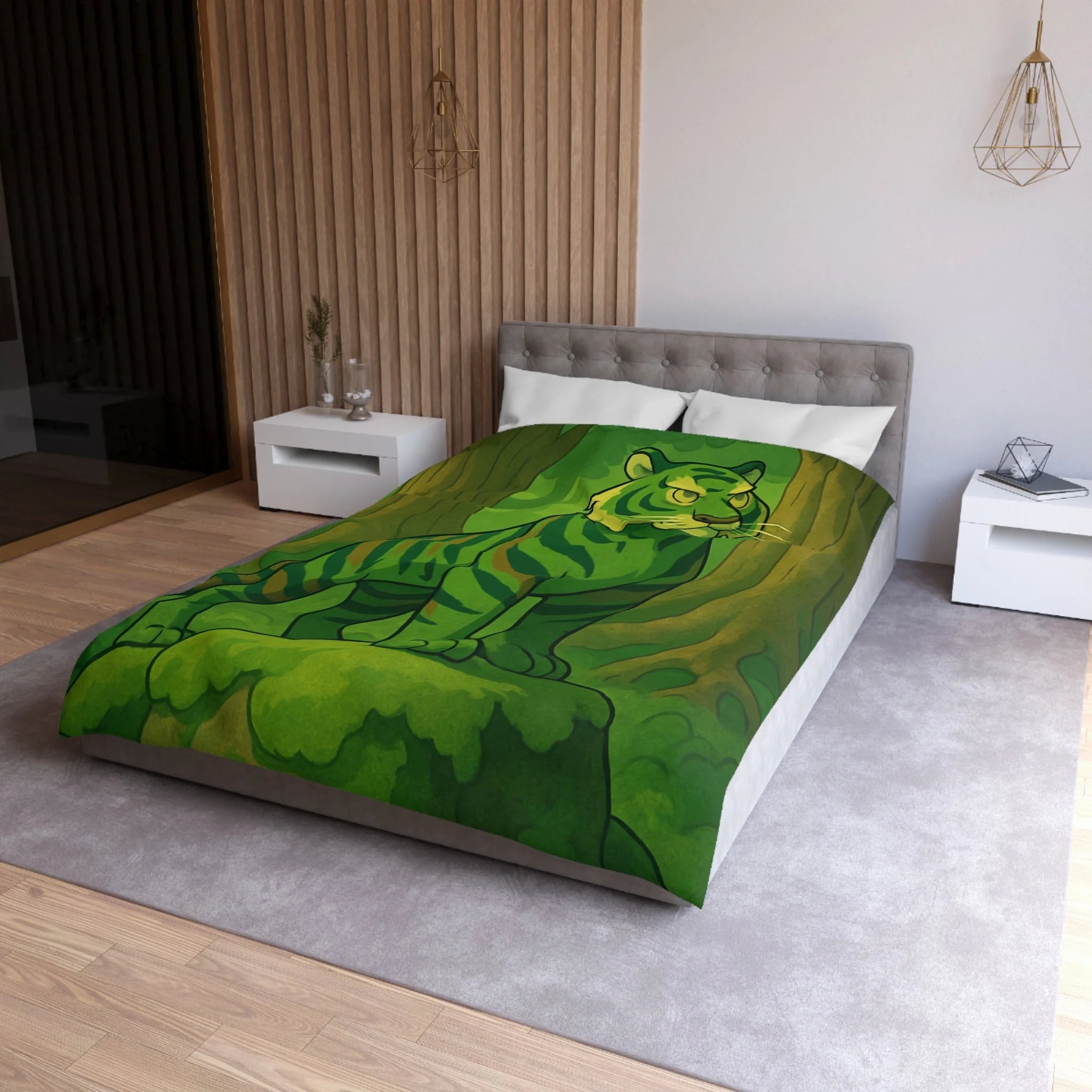 Housse de Couette Microfibre Création Artistique Moderne Design Exclusif Décoration Chambre