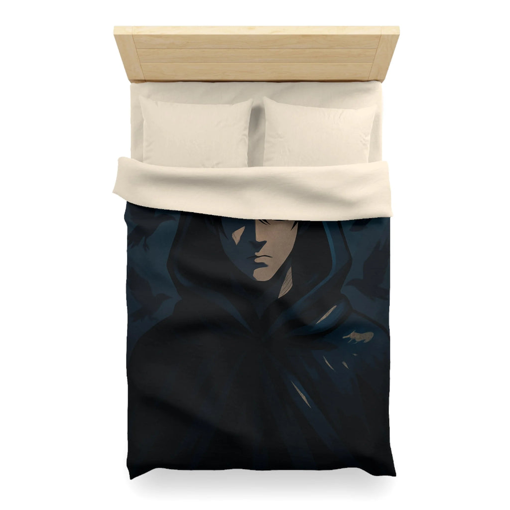 Housse de Couette Microfibre Design Artistique Moderne Décoration Chambre Confort Premium