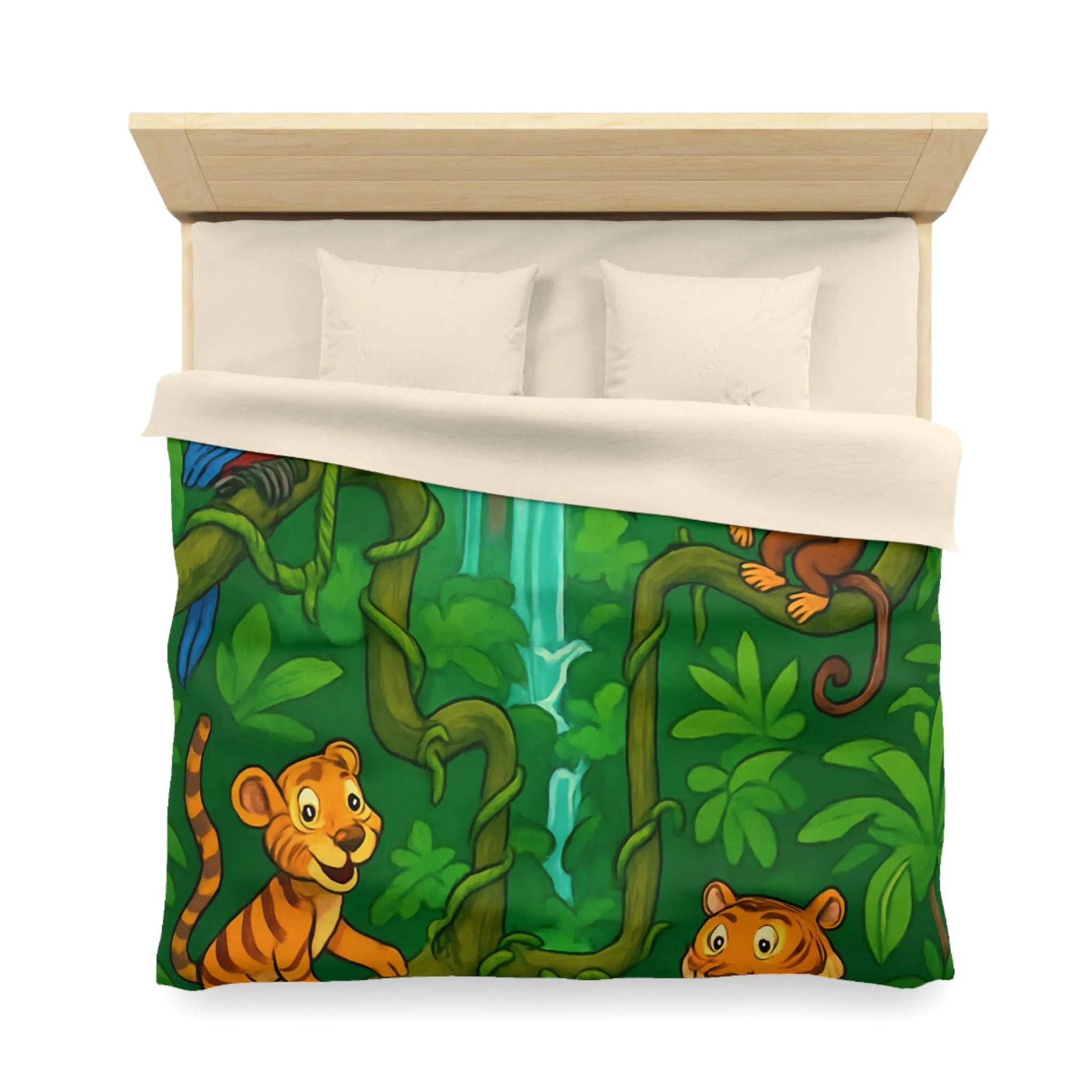 Housse de Couette Microfibre Illustration Unique Design Moderne Décoration Intérieure Raffinée