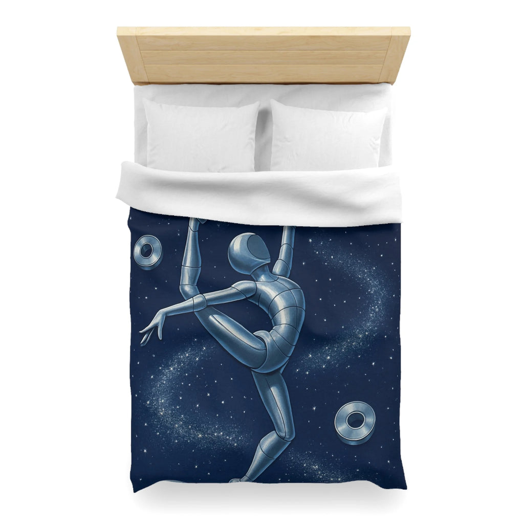 Housse de Couette Microfibre Illustration Unique Design Moderne Décoration Intérieure Raffinée