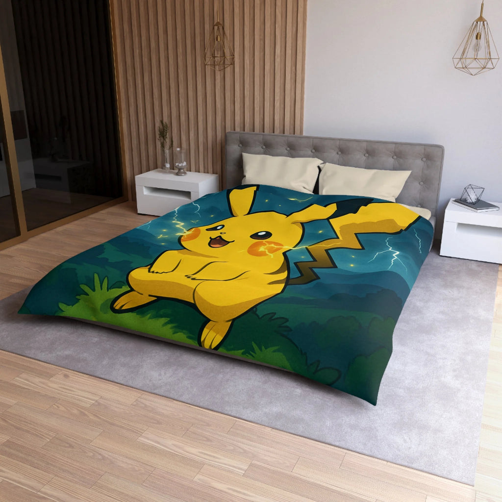 Housse de Couette Microfibre Design Artistique Moderne Décoration Chambre Confort Premium