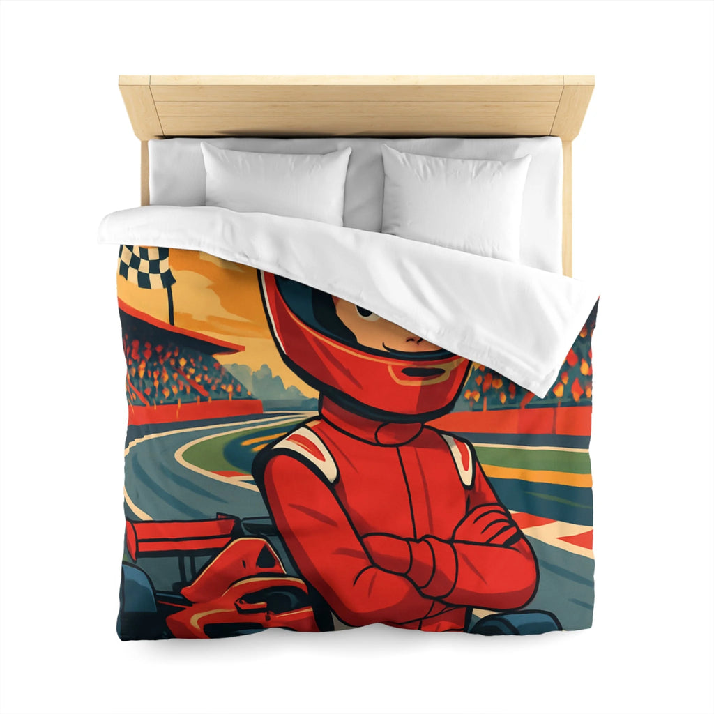 Housse de Couette Microfibre Illustration Unique Design Moderne Décoration Intérieure Raffinée