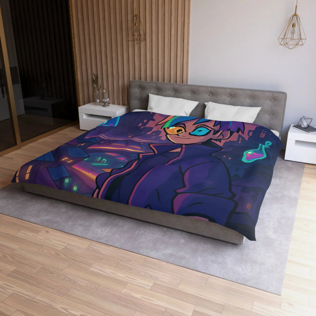 Housse de Couette Microfibre Création Artistique Moderne Design Exclusif Décoration Chambre