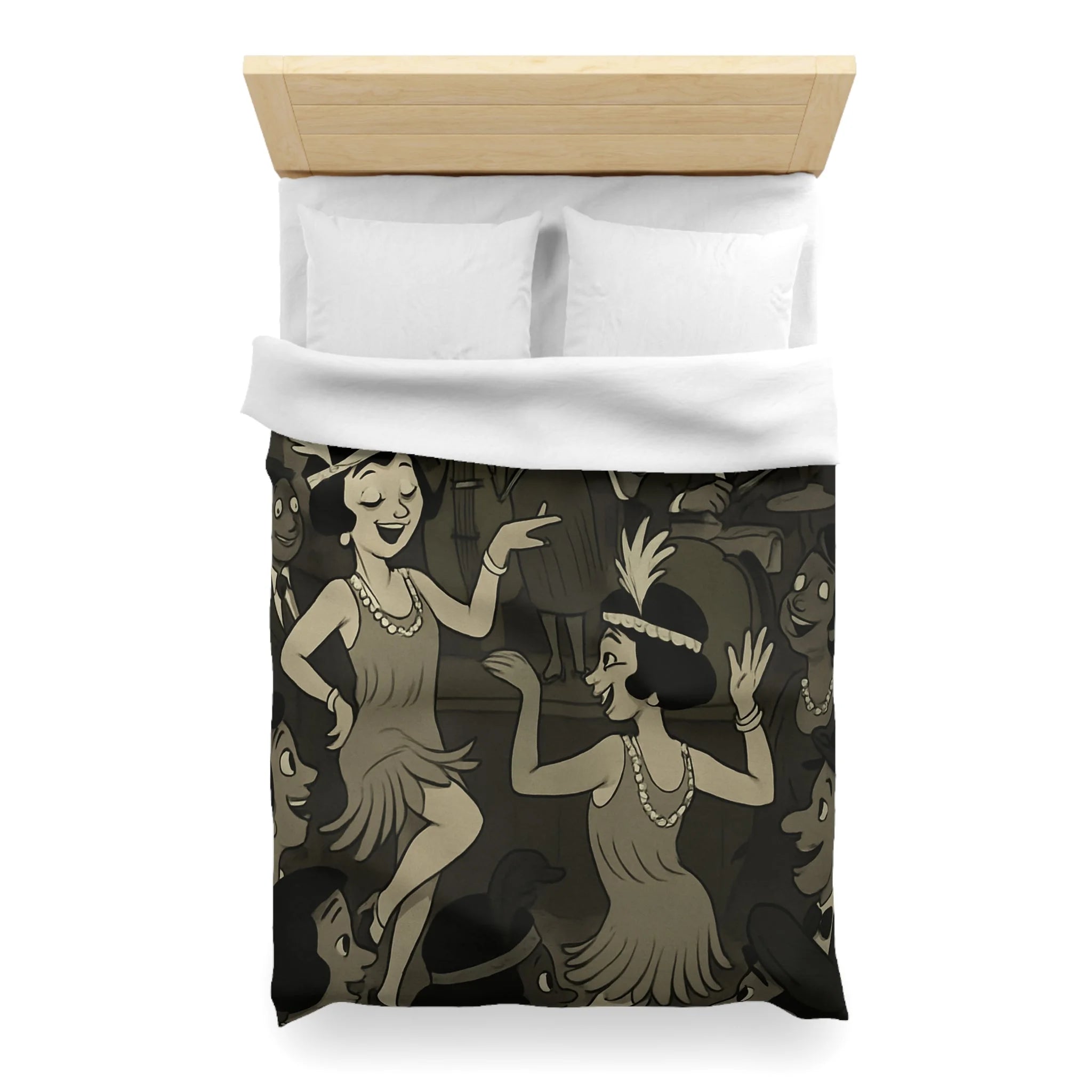 Housse de Couette Microfibre Design Artistique Moderne Décoration Chambre Confort Premium