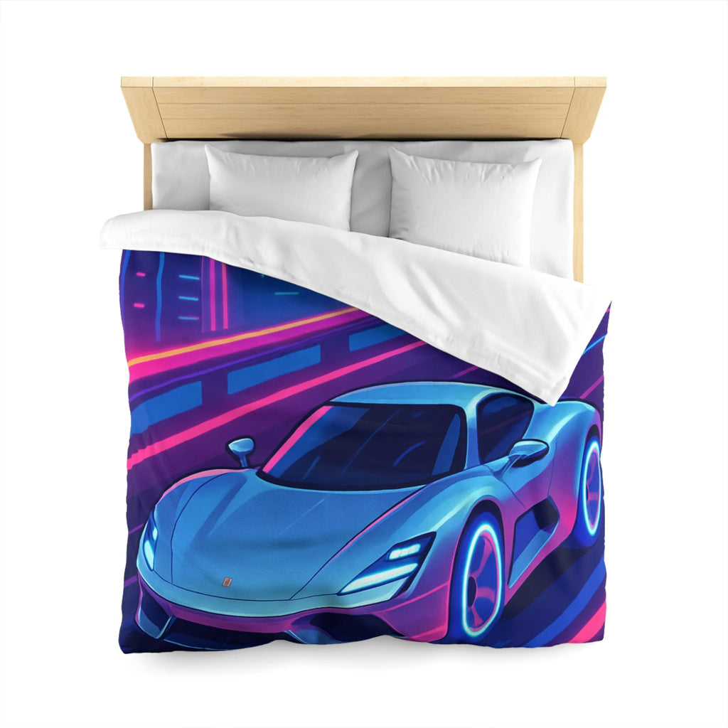 Housse de Couette Microfibre Design Artistique Moderne Décoration Chambre Confort Premium