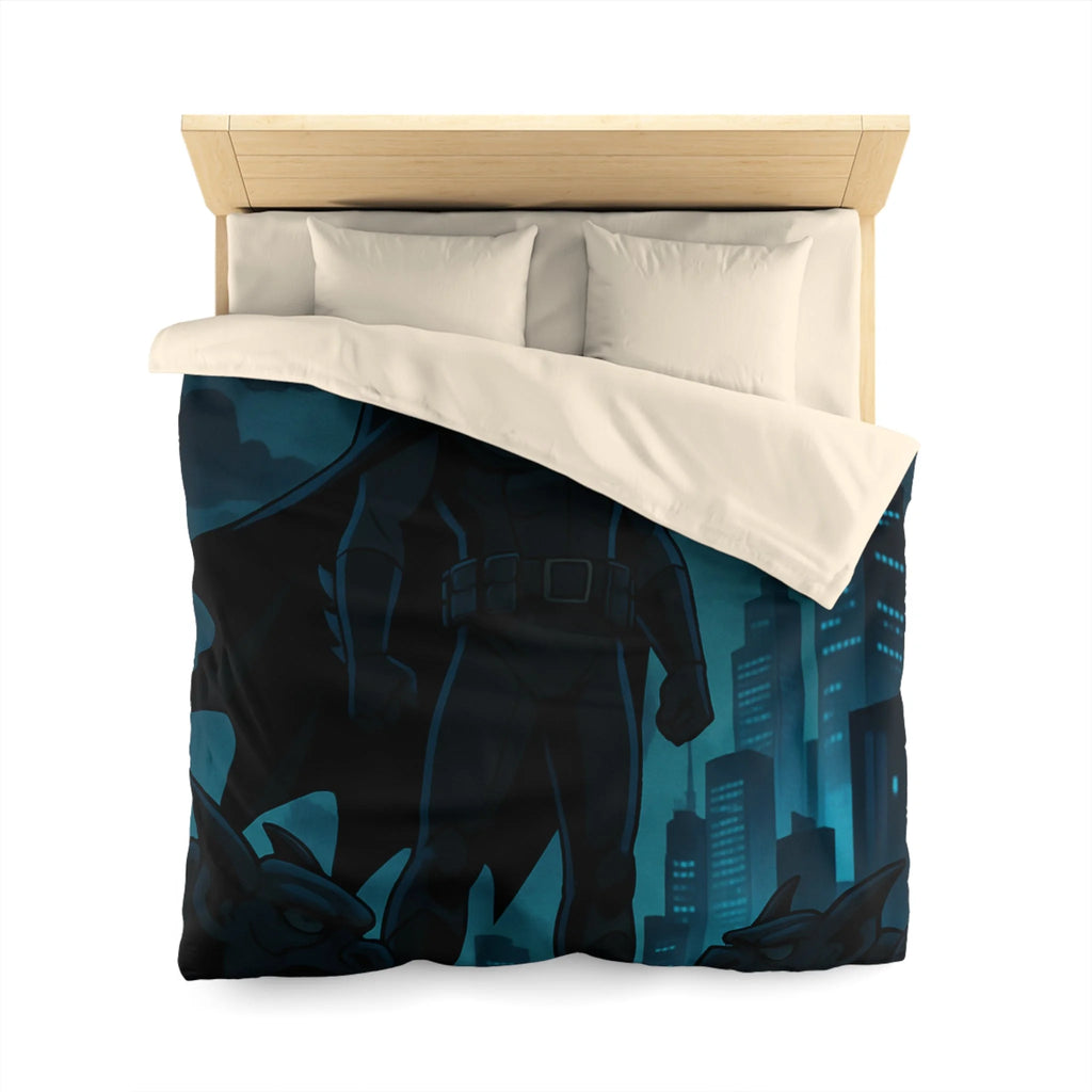 Housse de Couette Microfibre Illustration Unique Design Moderne Décoration Intérieure Raffinée