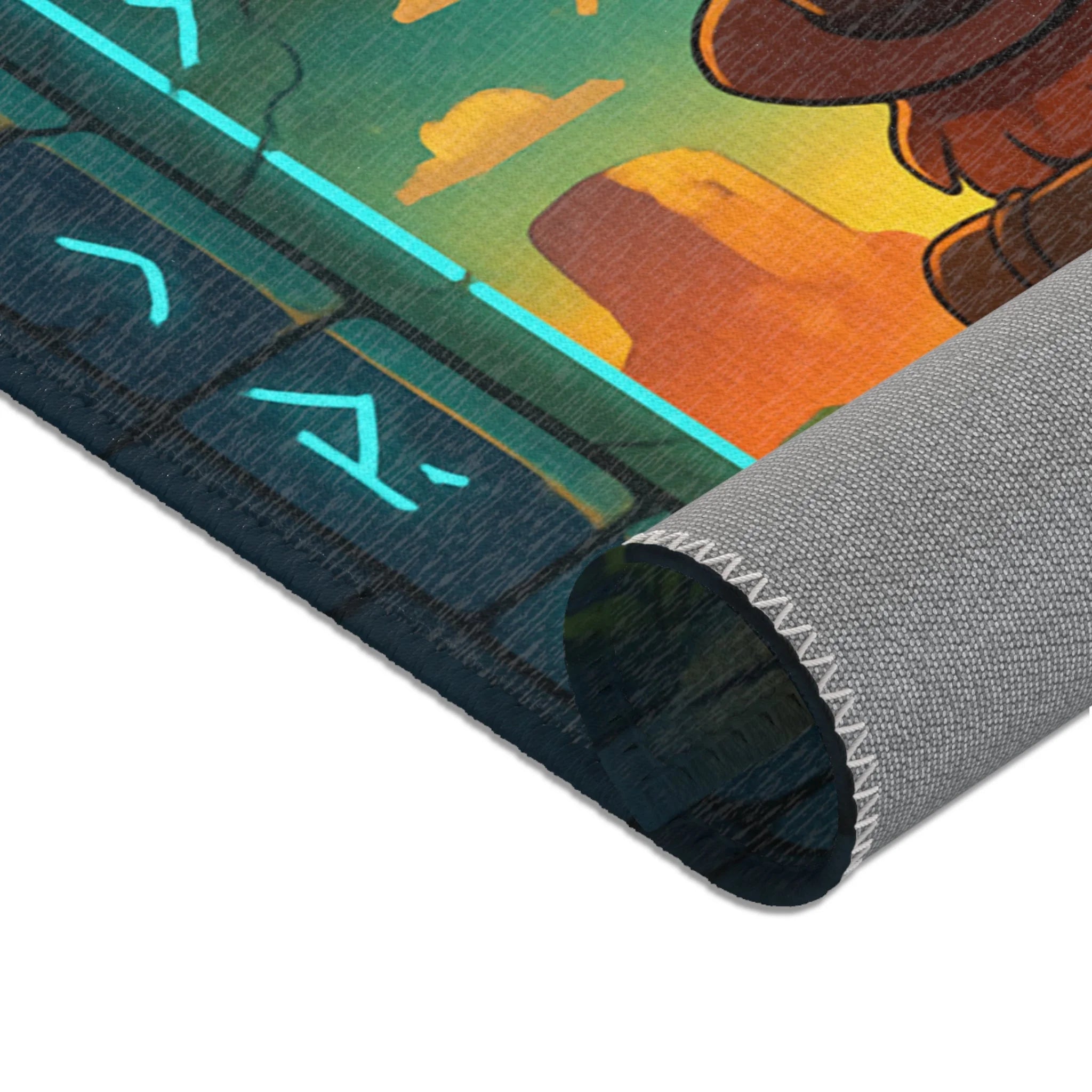 Tapis Area Rug Design Artistique Moderne Décoration Intérieure Chambre Salon Confort Style