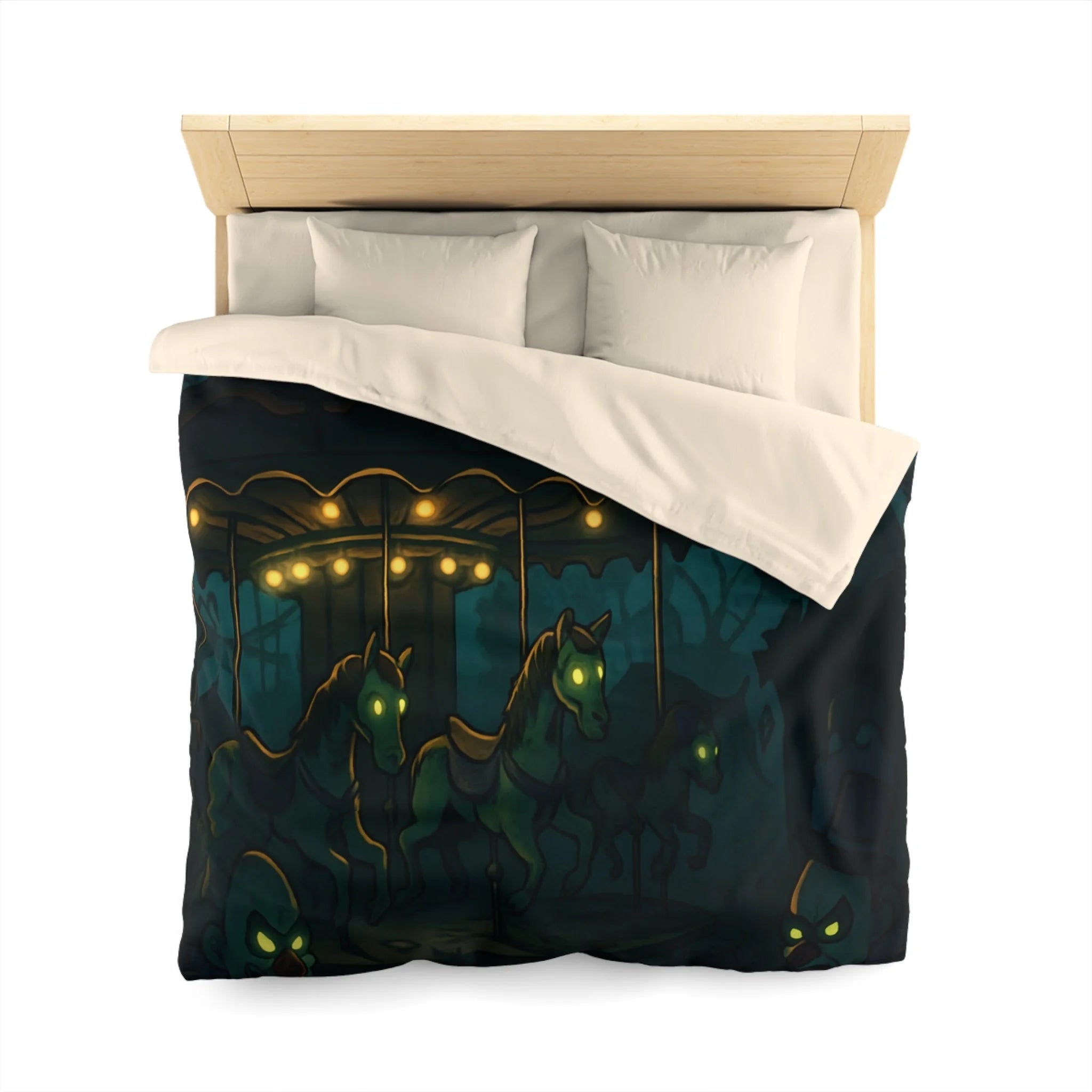Housse de Couette Microfibre Design Artistique Moderne Décoration Chambre Confort Premium
