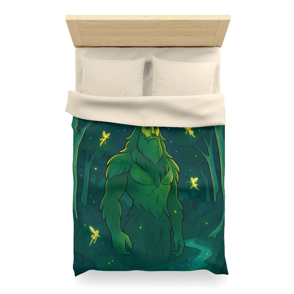 Housse de Couette Microfibre Illustration Unique Design Moderne Décoration Intérieure Raffinée