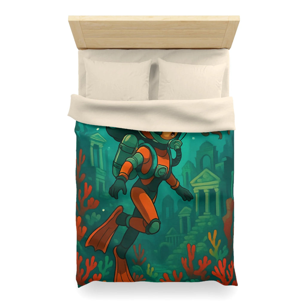 Housse de Couette Microfibre Création Artistique Moderne Design Exclusif Décoration Chambre