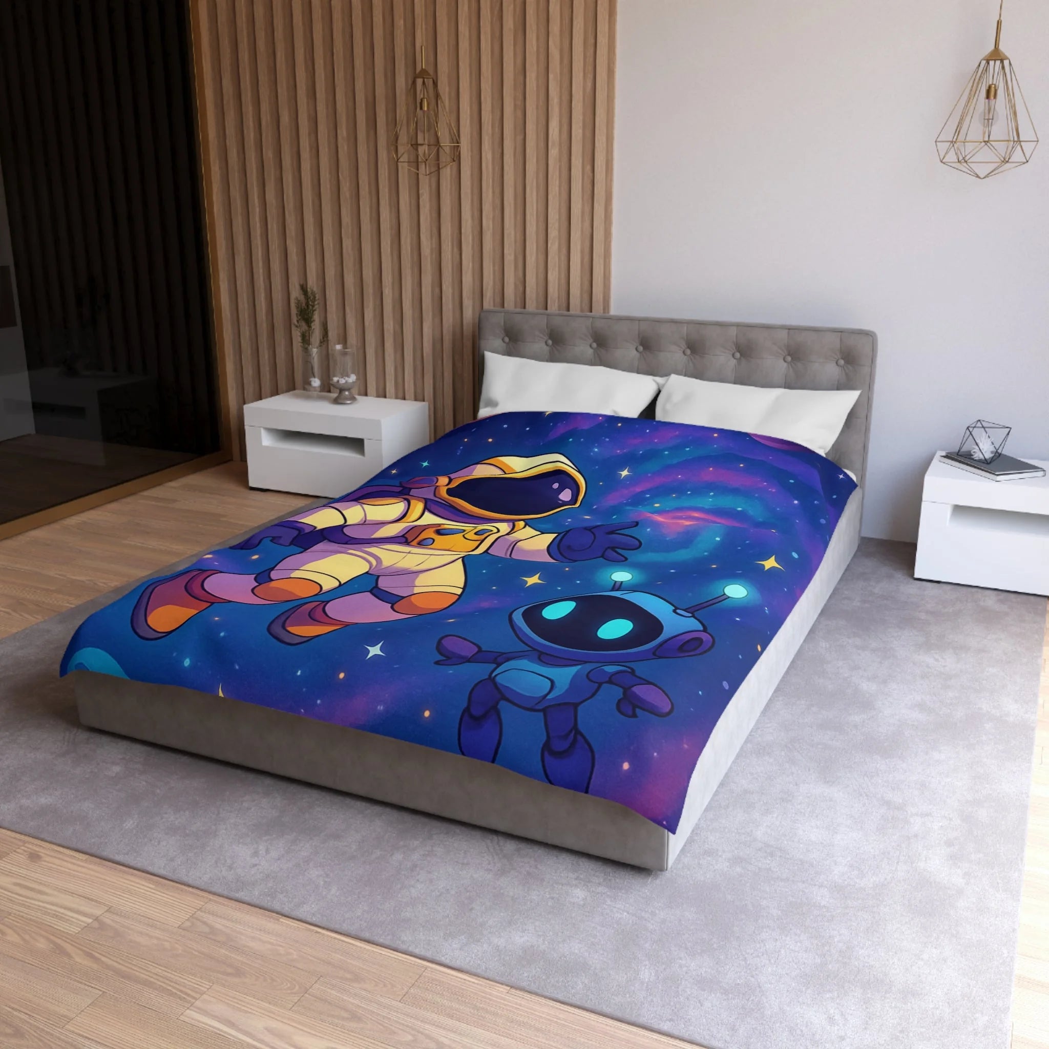 Housse de Couette Microfibre Création Artistique Moderne Design Exclusif Décoration Chambre