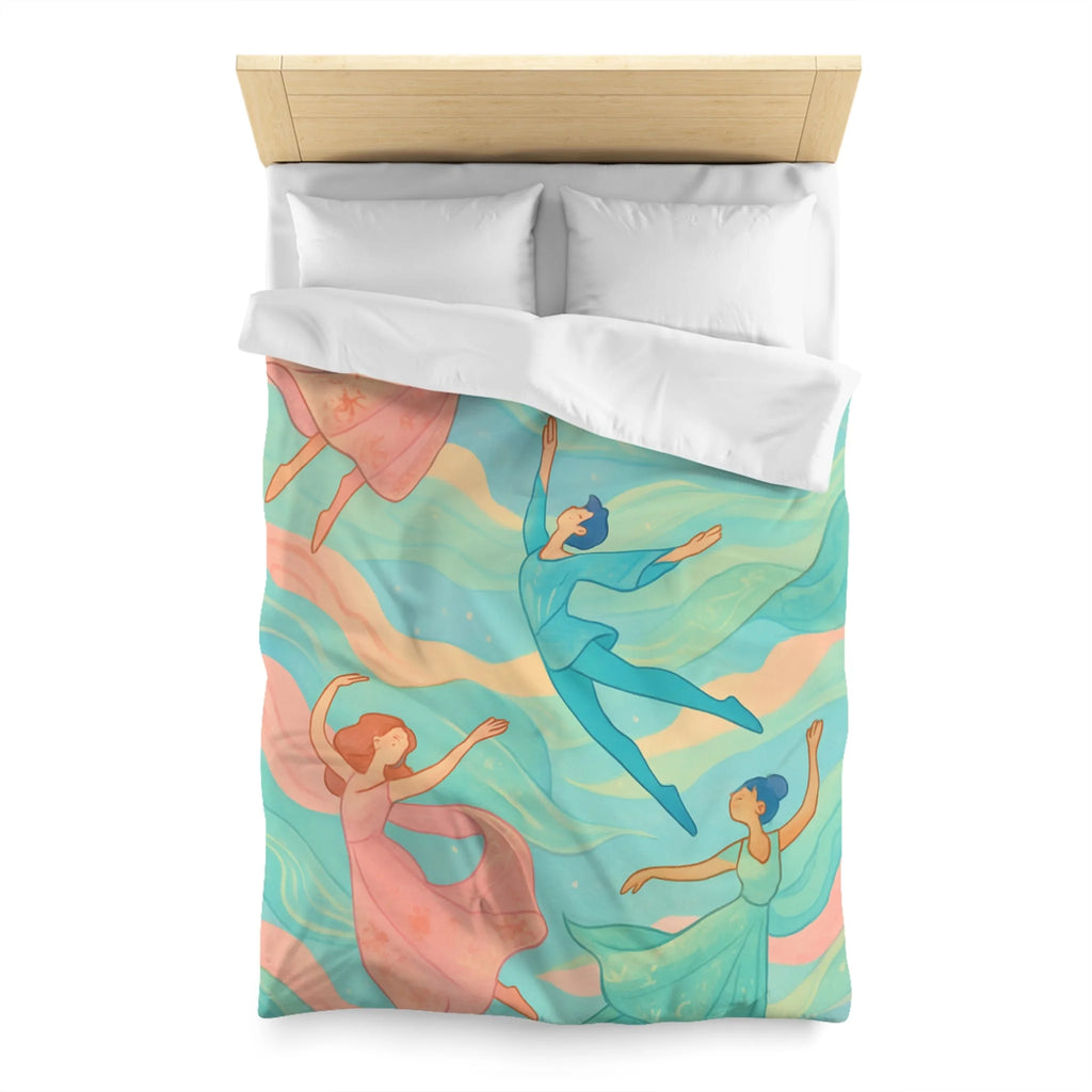 Housse de Couette Microfibre Illustration Unique Design Moderne Décoration Intérieure Raffinée