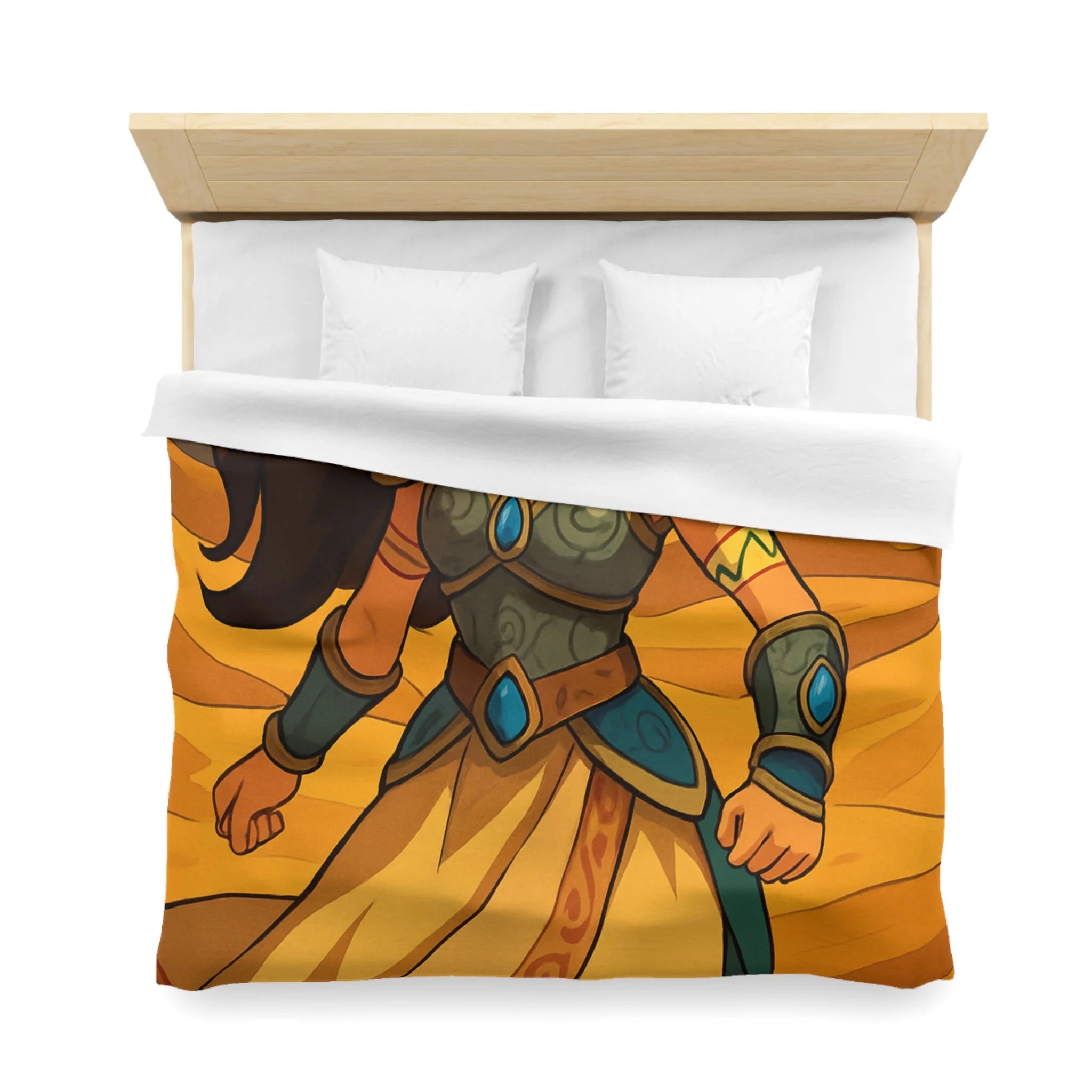 Housse de Couette Microfibre Design Artistique Moderne Décoration Chambre Confort Premium