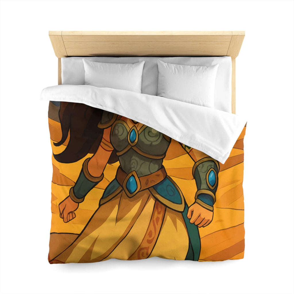 Housse de Couette Microfibre Design Artistique Moderne Décoration Chambre Confort Premium