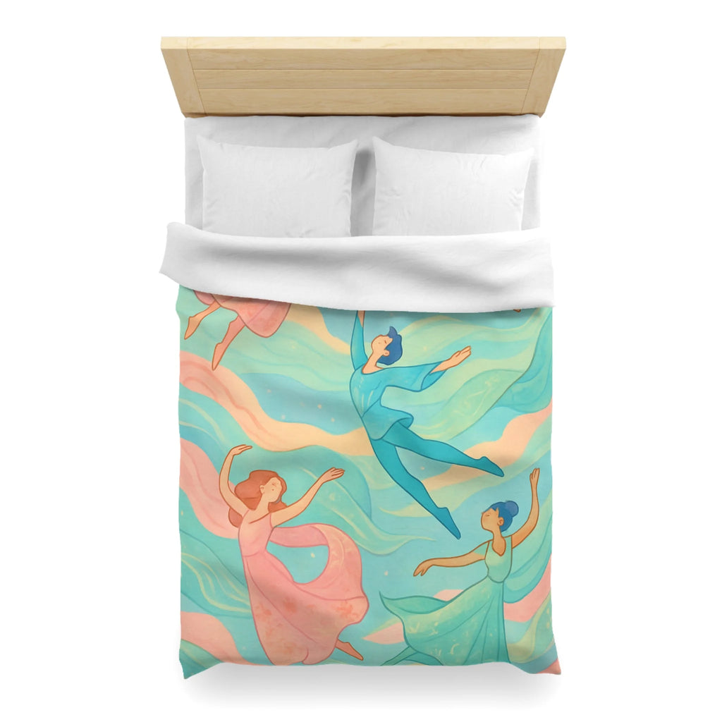 Housse de Couette Microfibre Illustration Unique Design Moderne Décoration Intérieure Raffinée