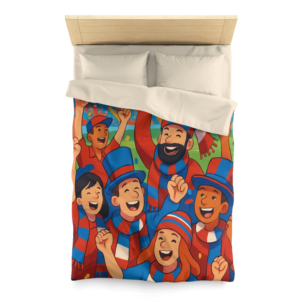 Housse de Couette Microfibre Illustration Unique Design Moderne Décoration Intérieure Raffinée