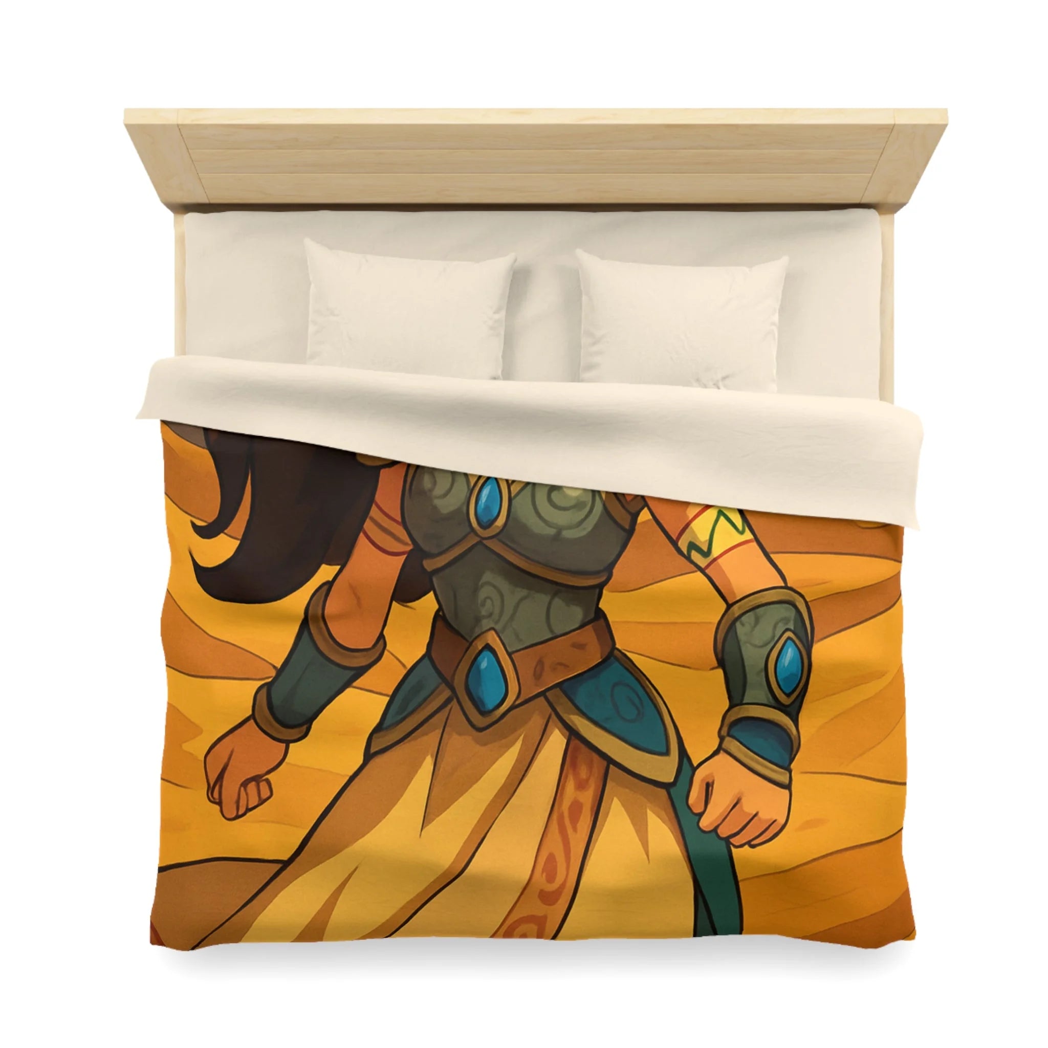 Housse de Couette Microfibre Design Artistique Moderne Décoration Chambre Confort Premium