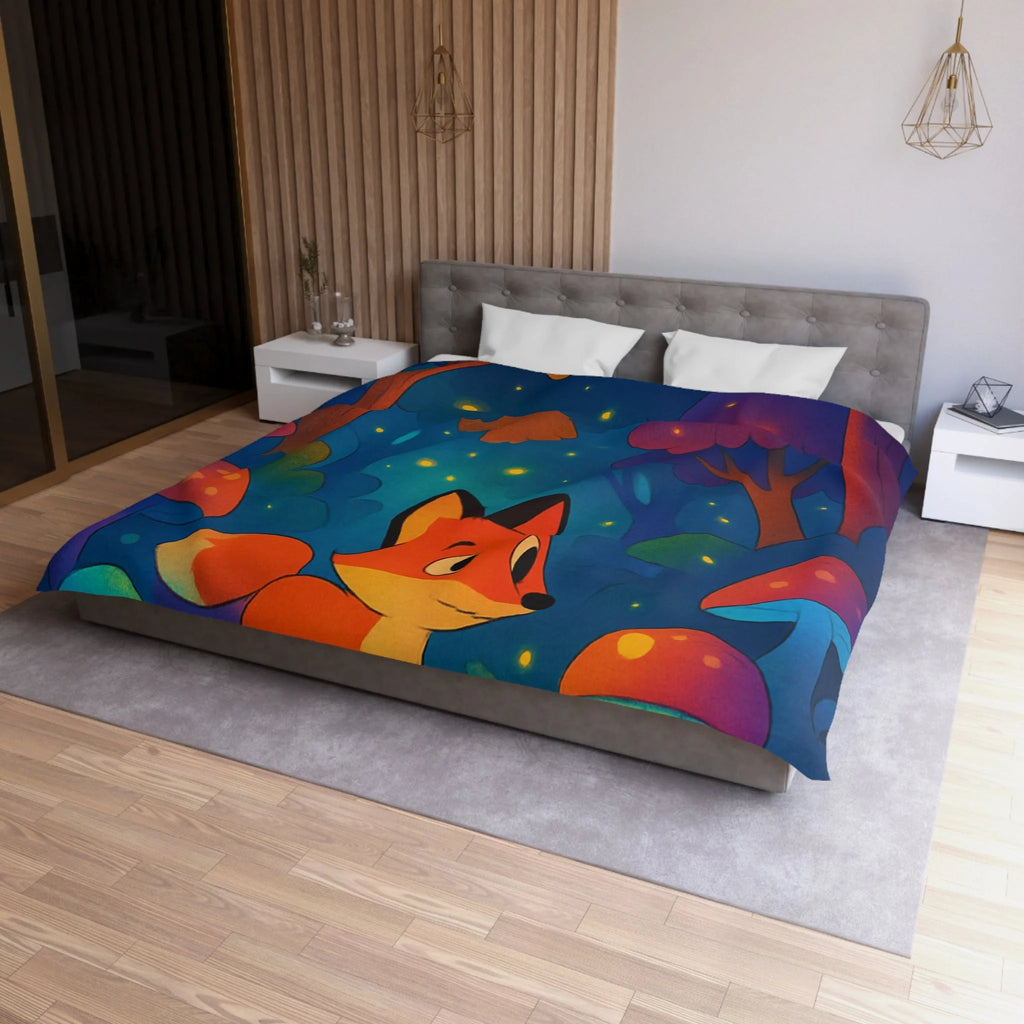 Housse de Couette Microfibre Design Artistique Moderne Décoration Chambre Confort Premium