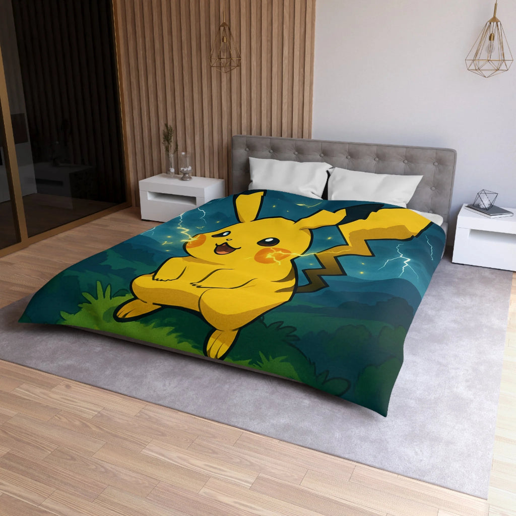 Housse de Couette Microfibre Design Artistique Moderne Décoration Chambre Confort Premium