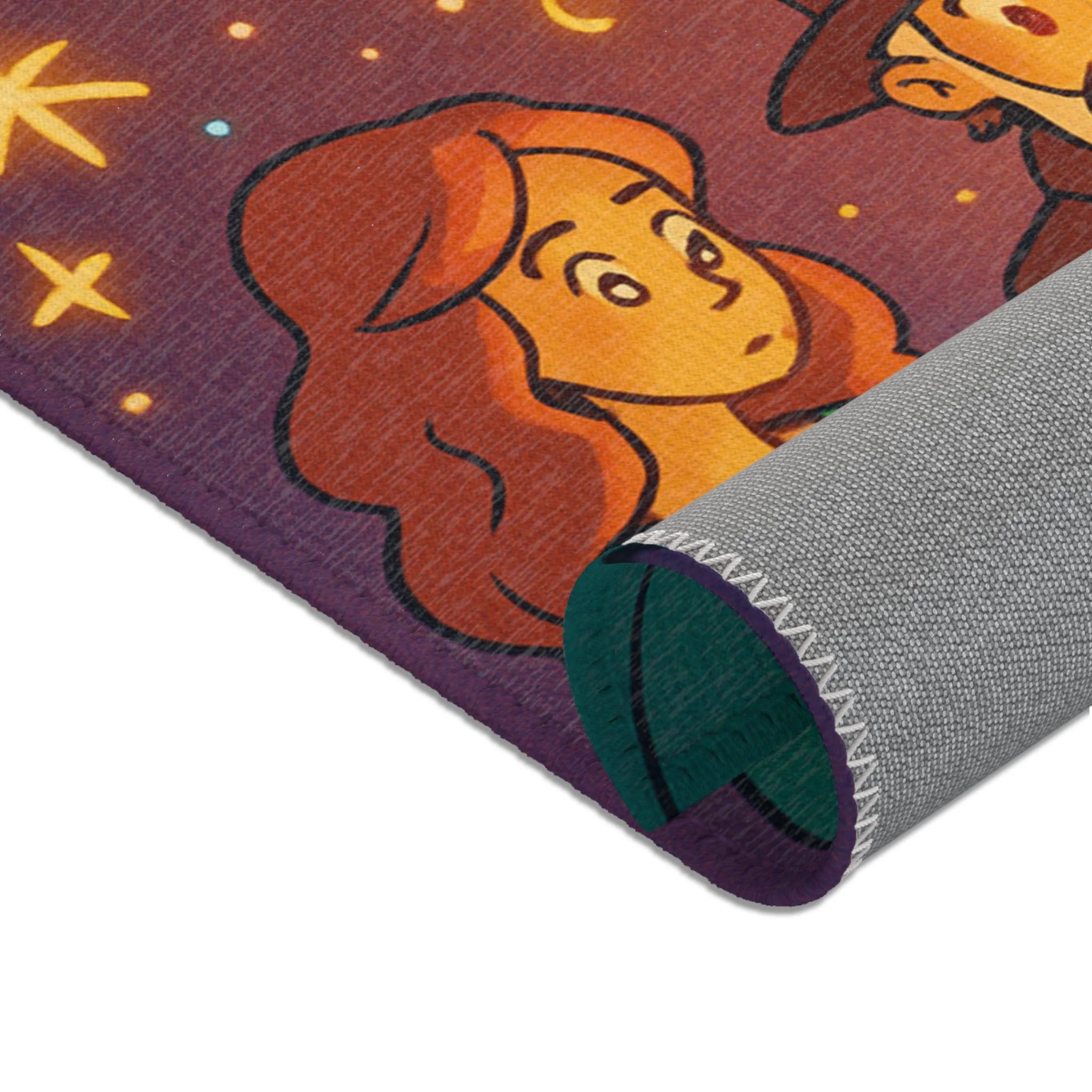 Tapis Magique Enchanté pour Décoration Intérieure, Parfait pour Ambiance Mystique et Colorée