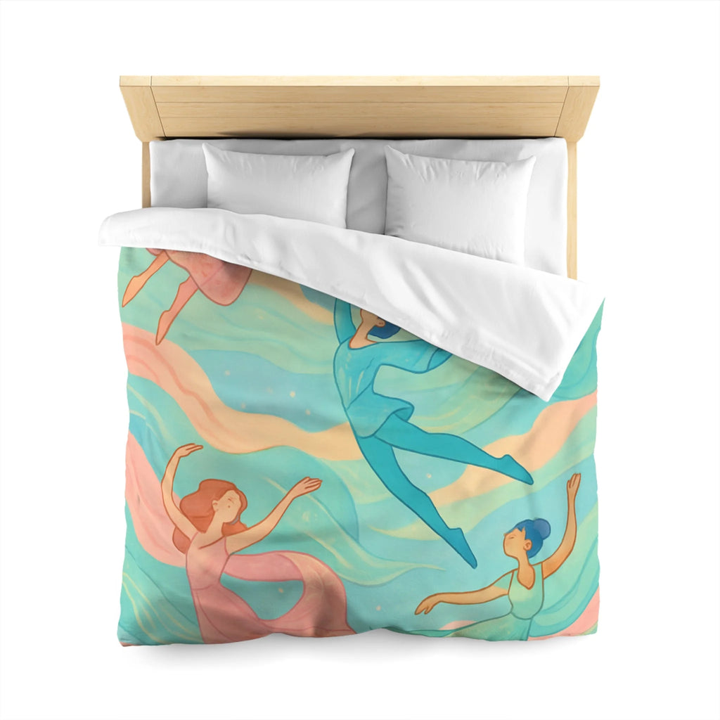 Housse de Couette Microfibre Illustration Unique Design Moderne Décoration Intérieure Raffinée