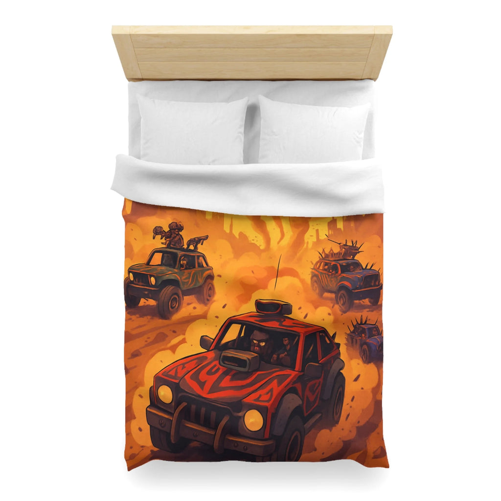 Housse de Couette Microfibre Design Artistique Moderne Décoration Chambre Confort Premium