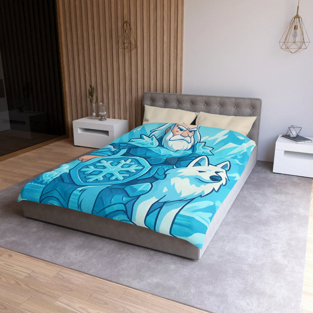 Housse de Couette Microfibre Design Artistique Moderne Décoration Chambre Confort Premium