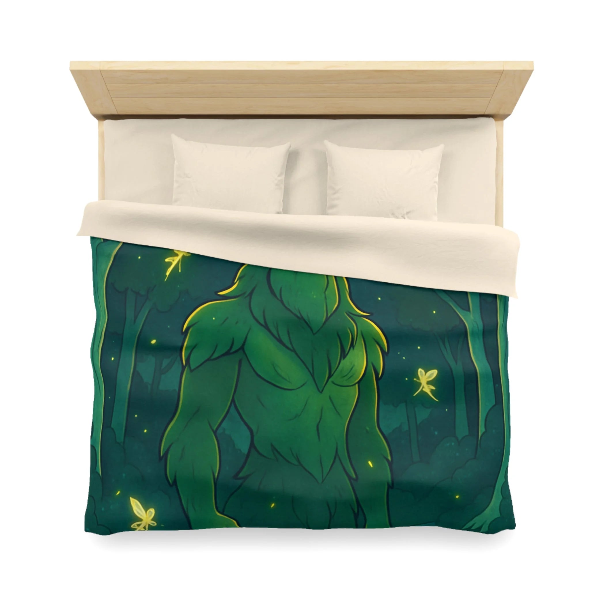 Housse de Couette Microfibre Illustration Unique Design Moderne Décoration Intérieure Raffinée