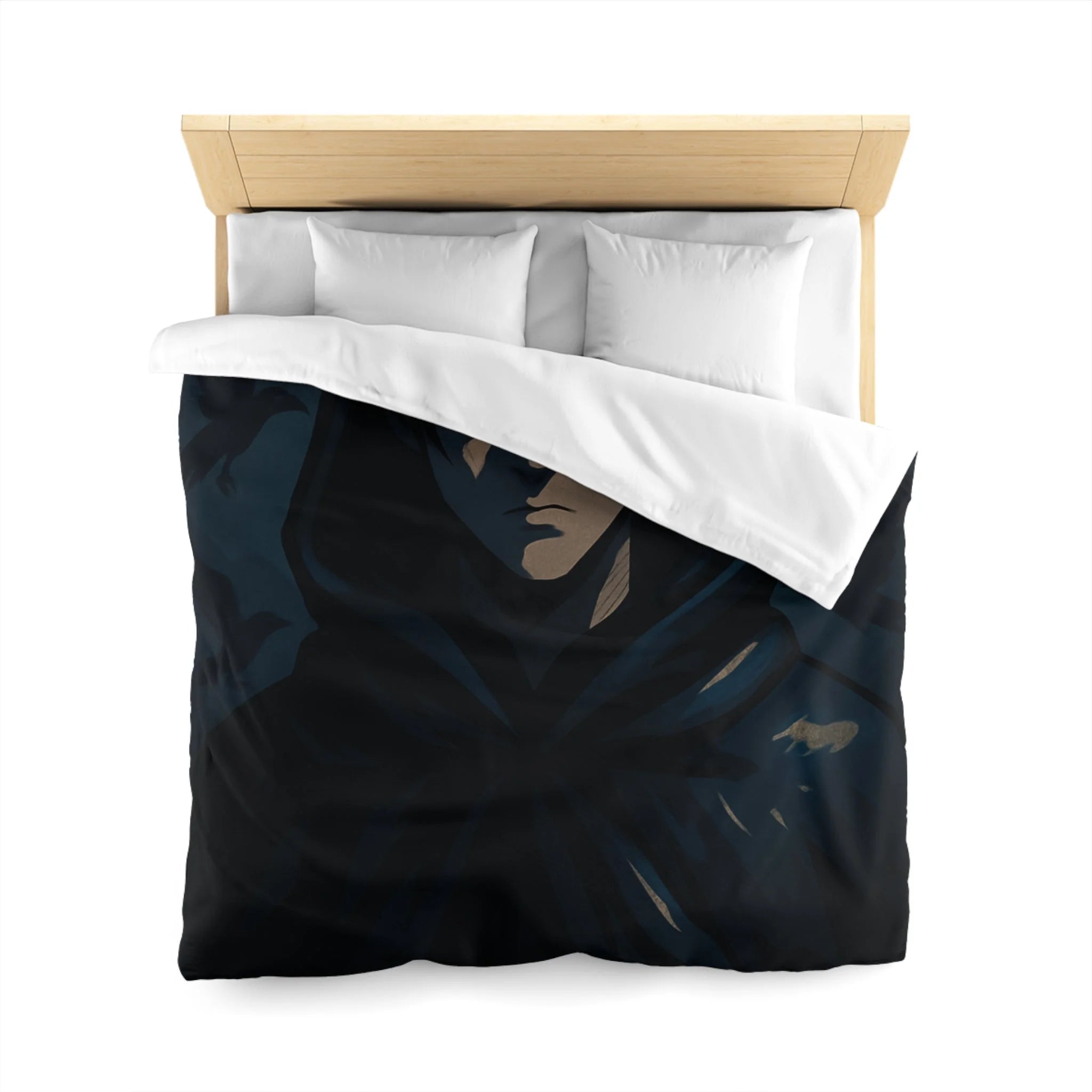 Housse de Couette Microfibre Design Artistique Moderne Décoration Chambre Confort Premium