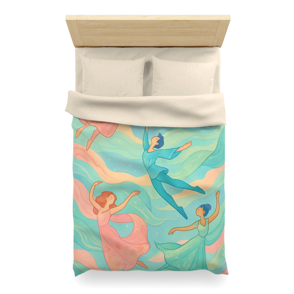 Housse de Couette Microfibre Illustration Unique Design Moderne Décoration Intérieure Raffinée