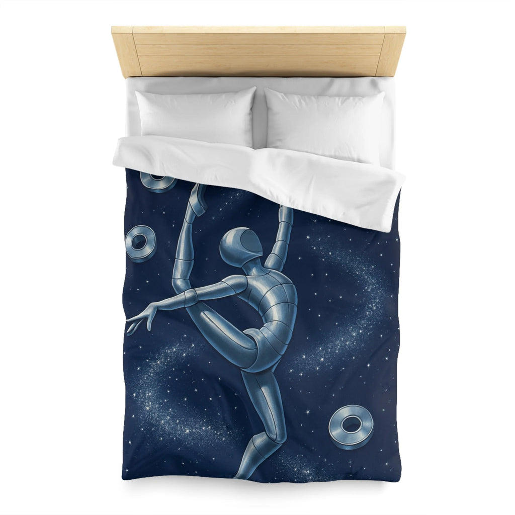 Housse de Couette Microfibre Illustration Unique Design Moderne Décoration Intérieure Raffinée