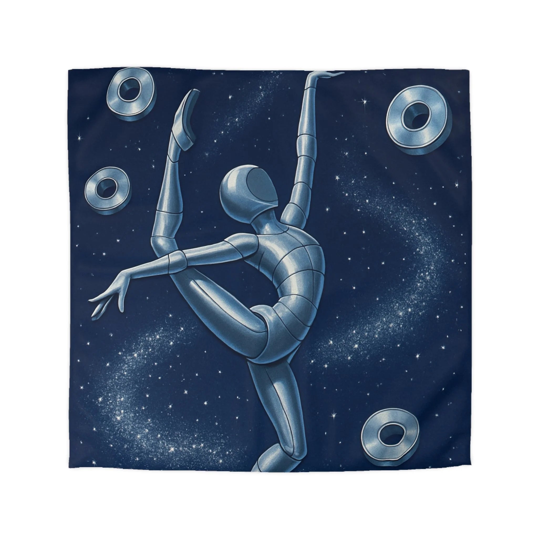 Housse de Couette Microfibre Illustration Unique Design Moderne Décoration Intérieure Raffinée
