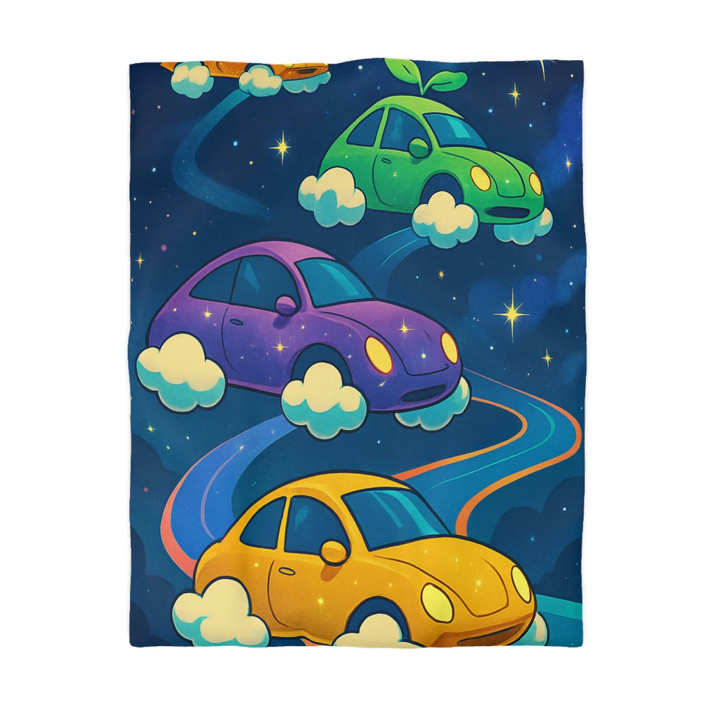 Housse de Couette Microfibre Illustration Unique Design Moderne Décoration Intérieure Raffinée