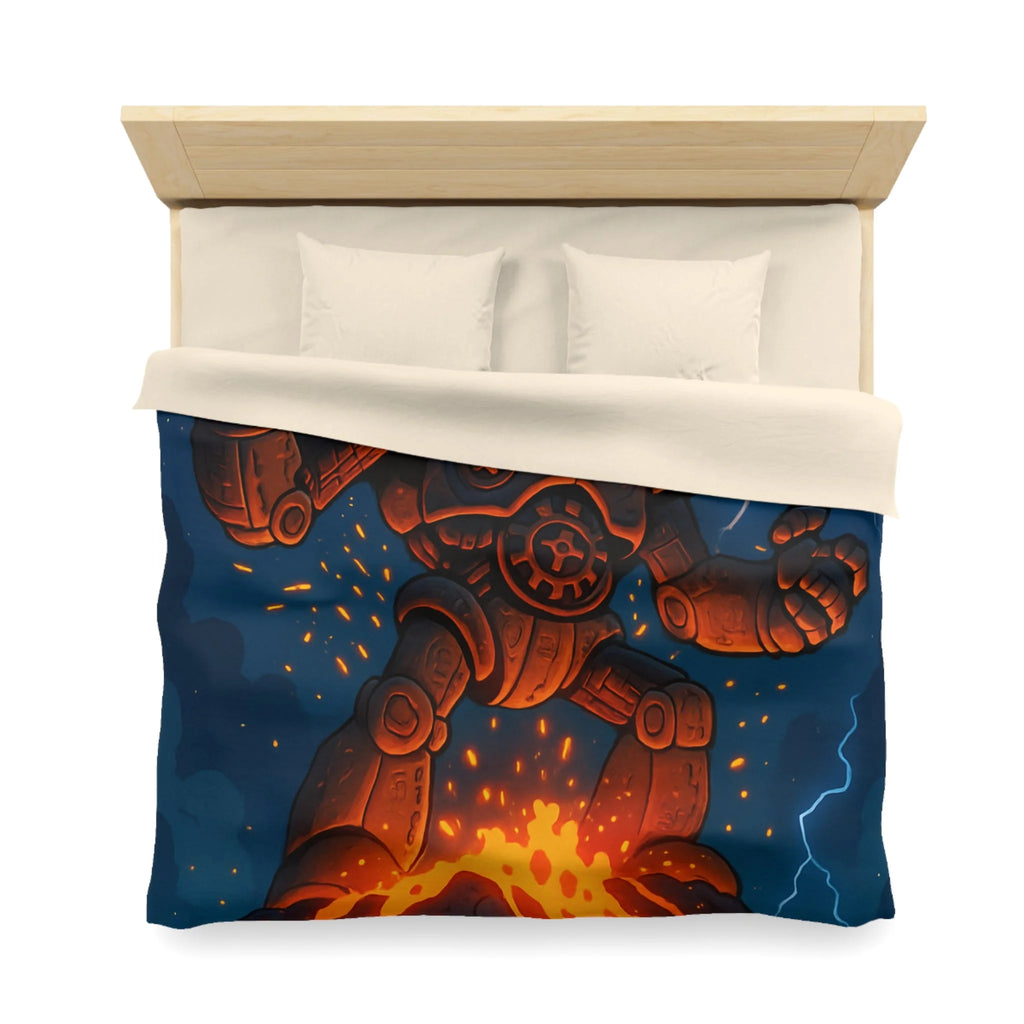 Housse de Couette Microfibre Design Artistique Moderne Décoration Chambre Confort Premium