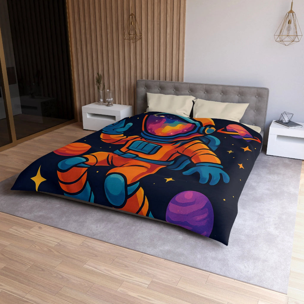 Housse de Couette Microfibre Illustration Unique Design Moderne Décoration Intérieure Raffinée