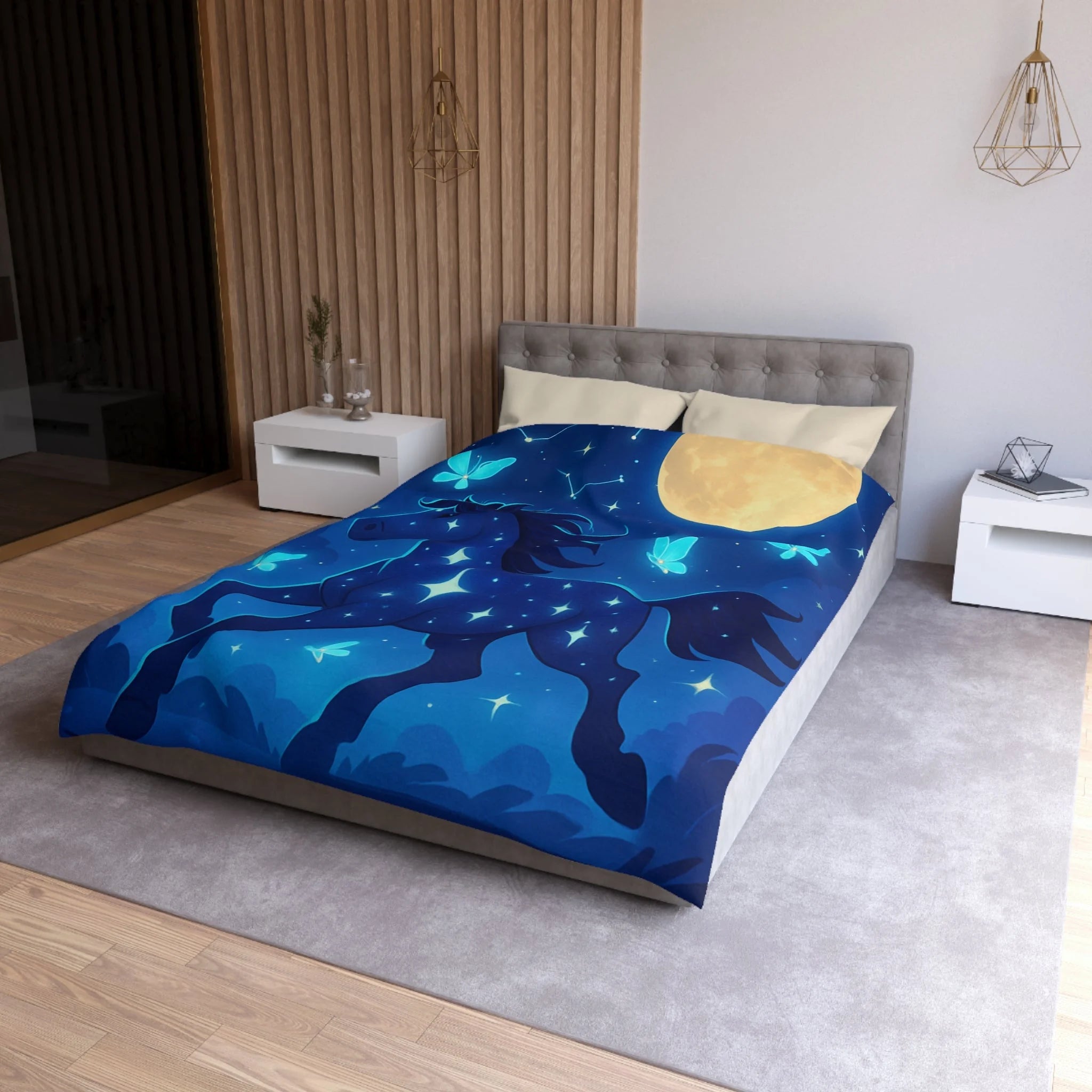 Housse de Couette Microfibre Création Artistique Moderne Design Exclusif Décoration Chambre