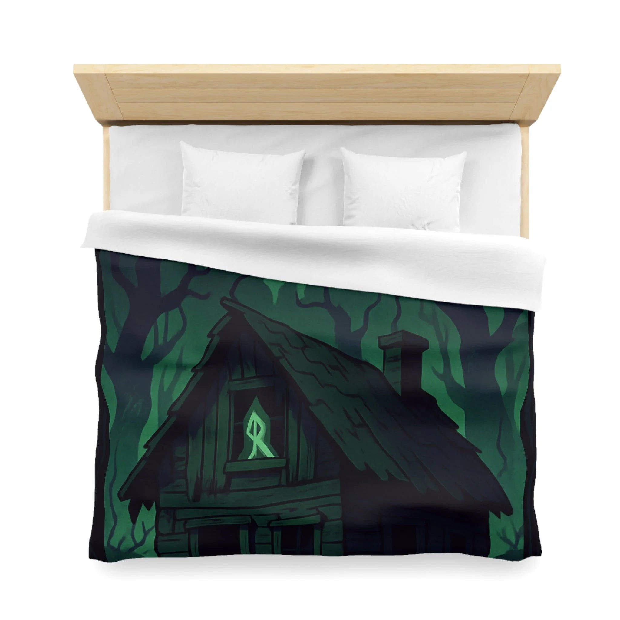 Housse de Couette Microfibre Design Artistique Moderne Décoration Chambre Confort Premium