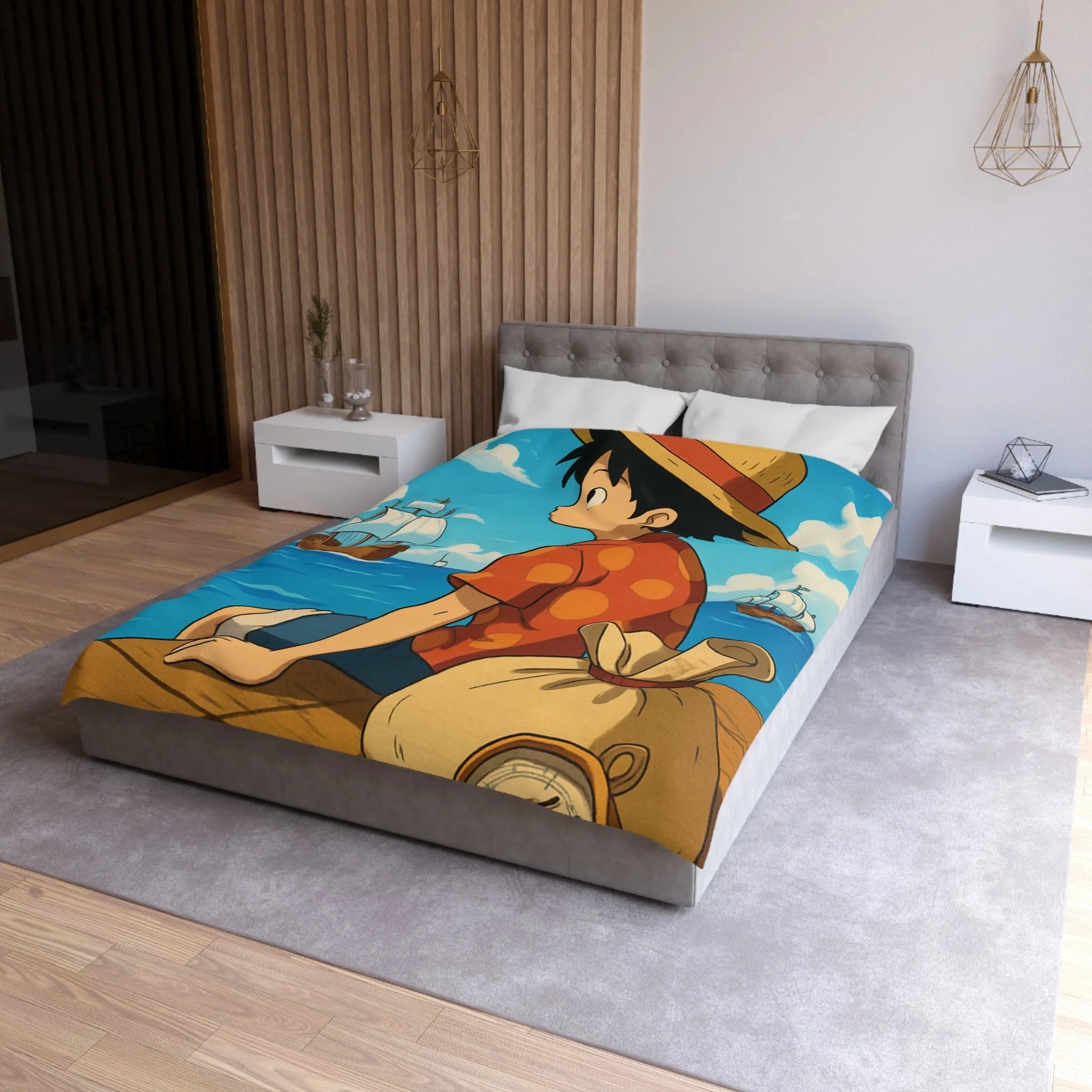 Housse de Couette Microfibre Création Artistique Moderne Design Exclusif Décoration Chambre