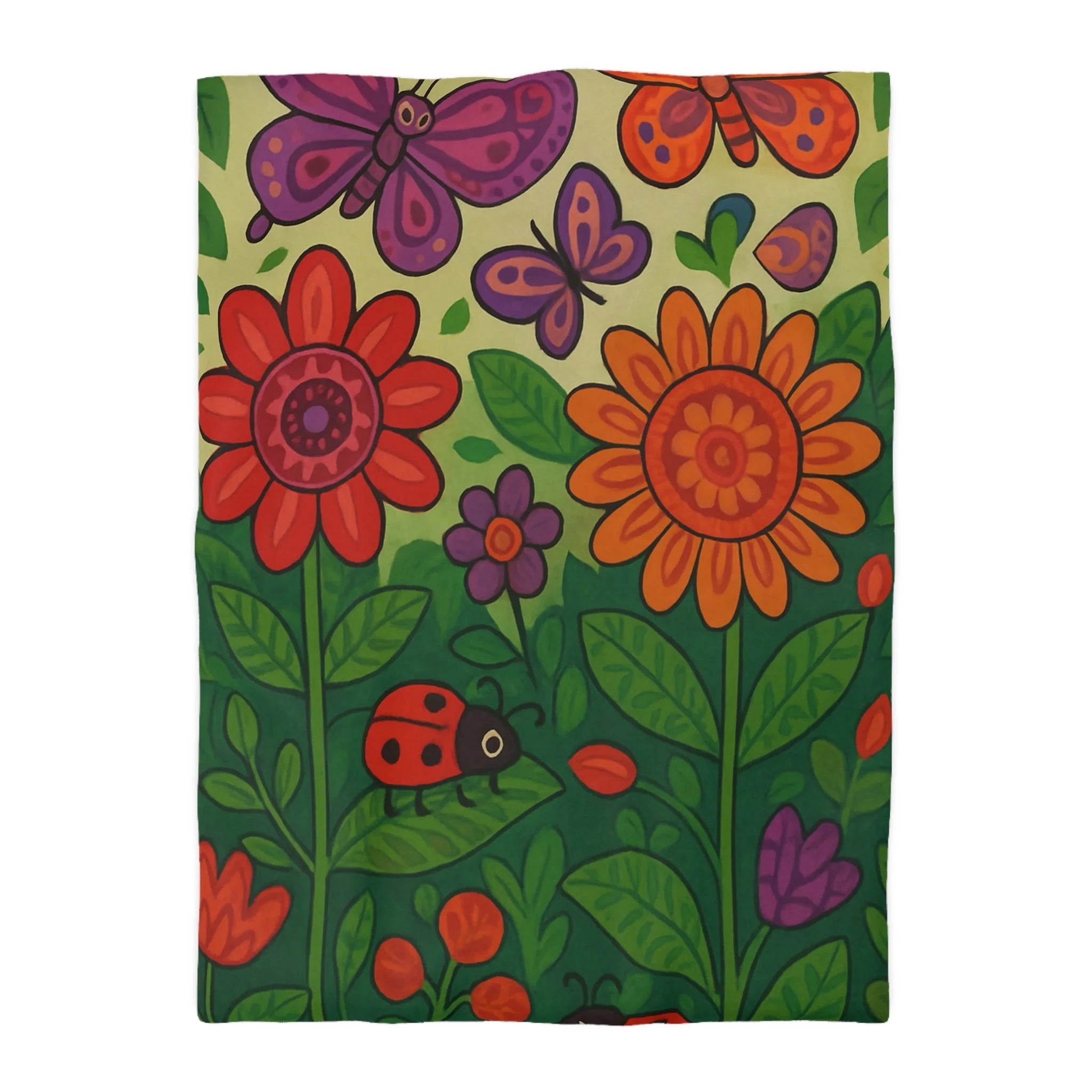 Housse de Couette Microfibre Design Artistique Moderne Décoration Chambre Confort Premium