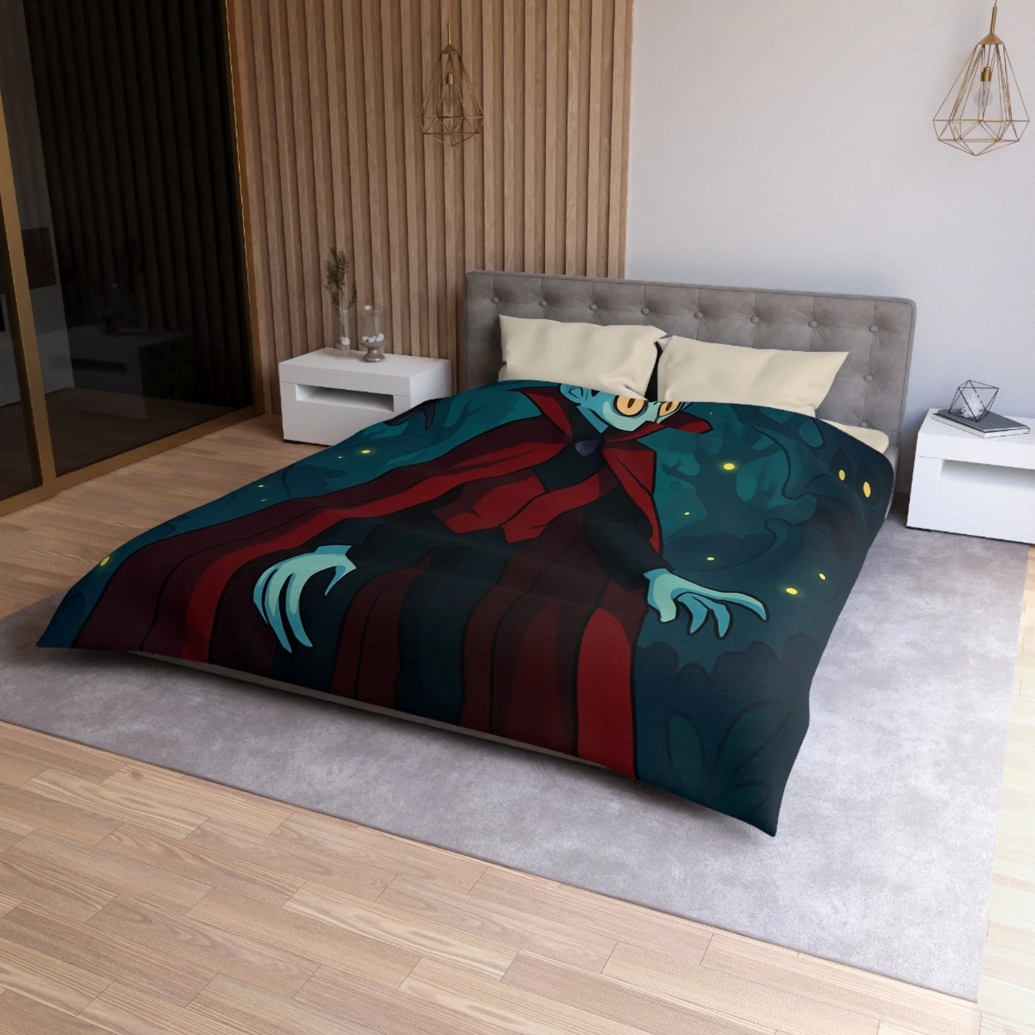 Housse de Couette Microfibre Création Artistique Moderne Design Exclusif Décoration Chambre