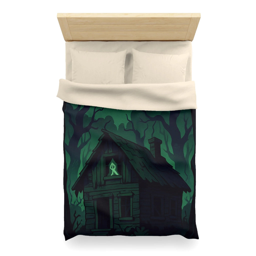 Housse de Couette Microfibre Design Artistique Moderne Décoration Chambre Confort Premium
