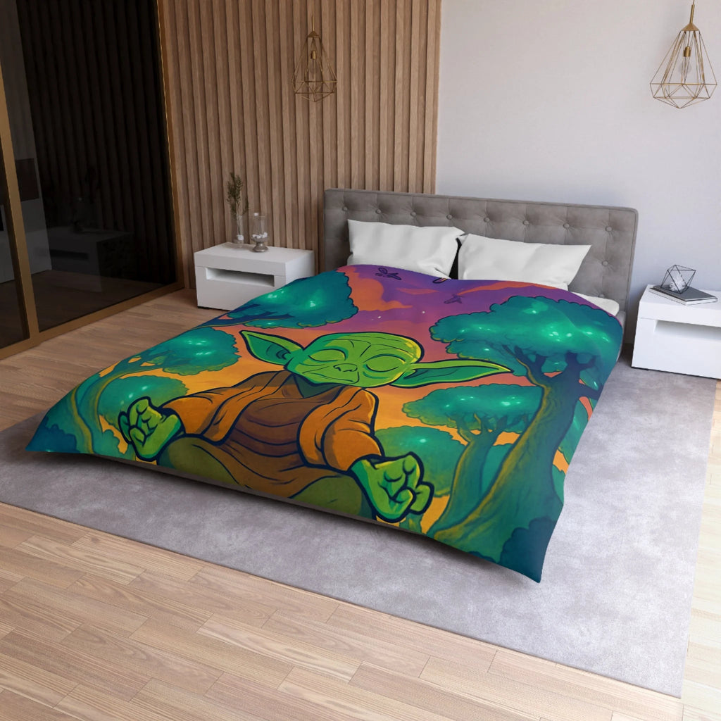 Housse de Couette Microfibre Motif Créatif Original Style Contemporain Chambre Élégante
